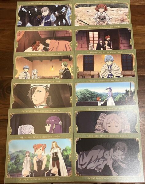 葬送のフリーレン 場面写真ポストカードF 一級魔法使い試験編 画像の12枚セット