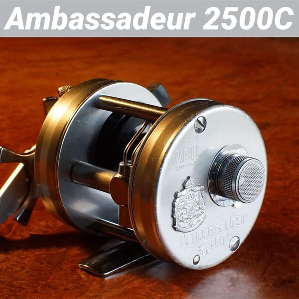 ABU アンバサダー 2500C メンテ済 フレーム修正済 オールド アブ
