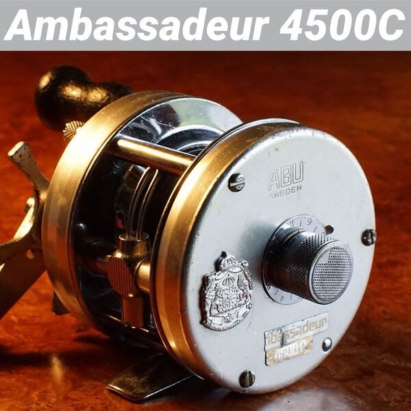 ABU アンバサダー 4500C メンテ済 フレーム修正済 オールド アブ