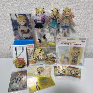 ホロライブ 夜空メル まとめ売りアクリルスタンド 他セット ホロマート 缶バッジ 一番くじ