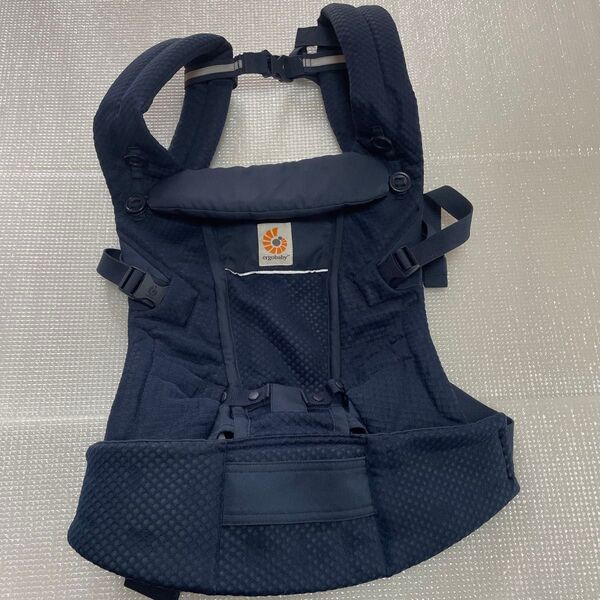 美品 エルゴベビー アダプト ソフトフレックス ミッドナイトブルー 抱っこ紐