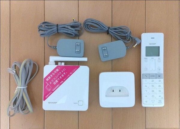 SHARP デジタルコードレス電話機 ホワイト シャープ JD-SF1CL-W 無線電話機 白