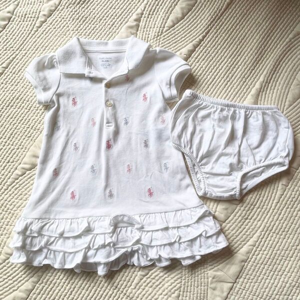 ラルフローレン ワンピース ポロシャツ インナー付き スカート ベビー 女の子 Ralph Lauren