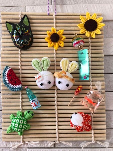 壁飾り(夏祭り)