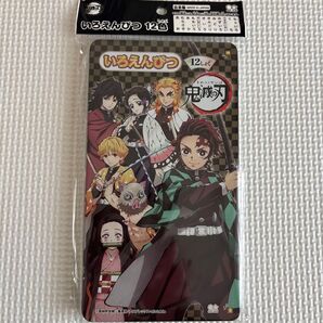 新品 サンスター 鬼滅の刃 いろえんぴつ 12色