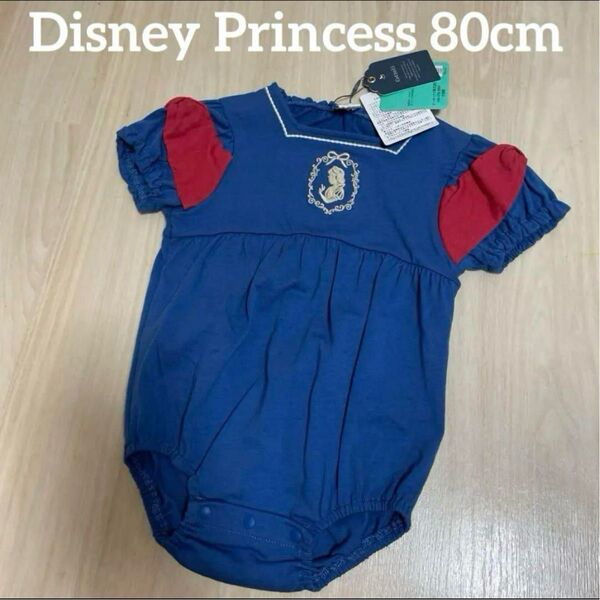 新品Disney白雪姫半袖ロンパース女の子ベビー80cm cottoli ロンパース ベビー服 半袖ロンパース 女の子 子供服