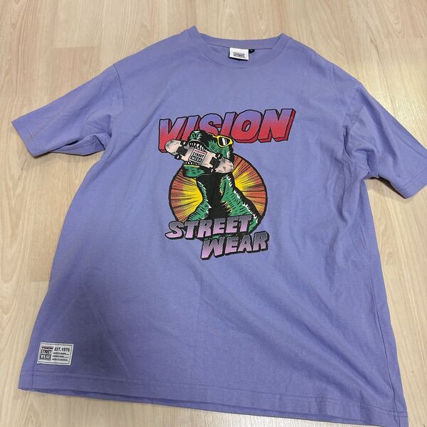 ヴィジョンストリートウエア 半袖Tシャツ メンズMサイズ 古着スケボー 半袖 Tシャツ 半袖Tシャツ