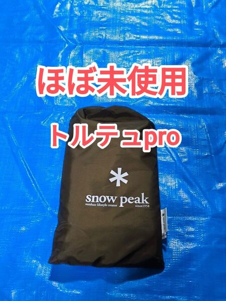 ほぼ未使用 スノーピーク トルテュPro グランドシート テント用