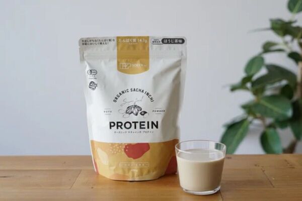 オーガニックサチャインチプロテイン ほうじ茶味 450g