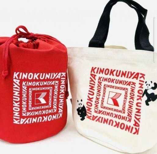 KINOKUNIYA トートバッグ・巾着型保冷保温ポーチセット
