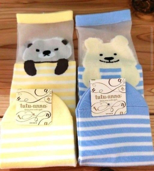 新品タグ付き☆tutuanna シースルーアニマルソックス 2セット