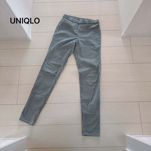 UNIQLO ユニクロ 千鳥柄レギンスパンツ スキニー