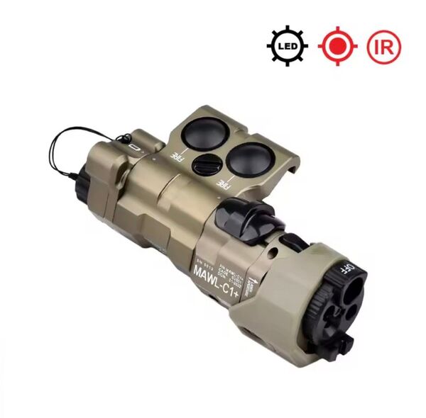 WADSN MAWL-C1 LEDライト レッド 赤&IR イルミネーター(Aluminum) DE PEQ-15 DBAL