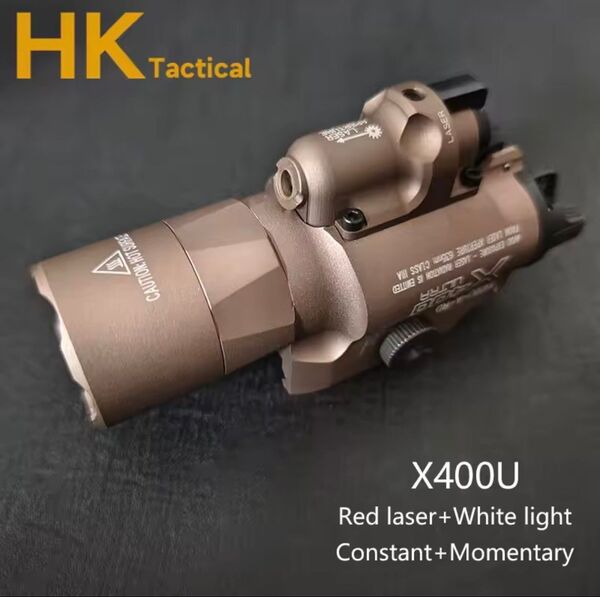 SOTAC SUREFIRE シュアファイア X400 ULTRAタイプ フラッシュライト レッド 20mm対応 DE