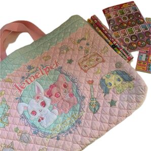 Jewelpet トートバッグ レッスン シール えんぴつ