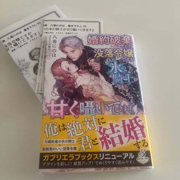 婚約破棄した没落令嬢ですが拾った氷の騎士が甘く囁いてきます (gabriella books MGB-139) 八巻にのは/著