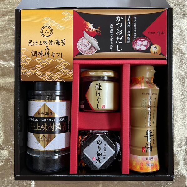 日本料理 神谷監修 調味料ギフトセット 5点セット