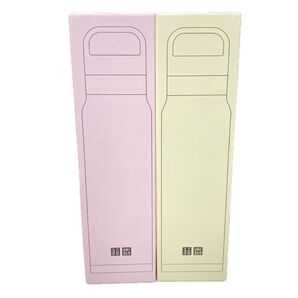 新品 セット UNIQLO ユニクロ ステンレスボトル ピンク ホワイト 白 水筒