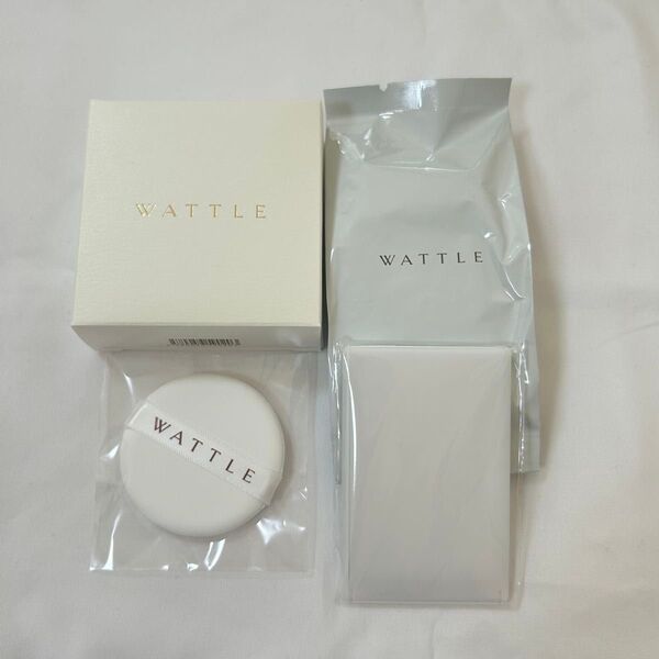 WATTLE クッションファンデーション 13g コンパクトとリフィルのセット 01 ナチュラルベージュ