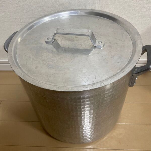 アルミ鍋 蓋付き 大鍋 27㎝ 中古