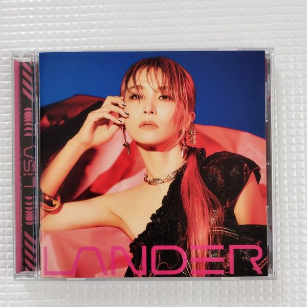 【中古CD】通常盤 (初回仕様) LiSA LANDER 帯付き 全14曲
