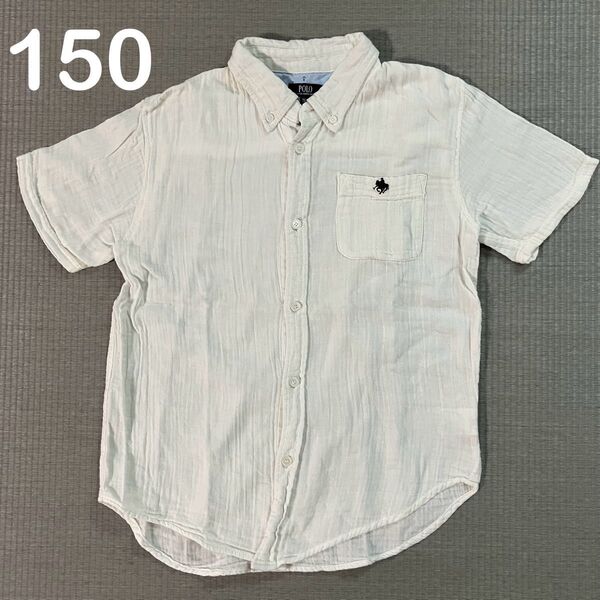 POLO BCS 半袖シャツ 150 白