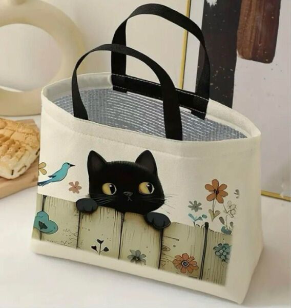猫柄 ランチバッグ