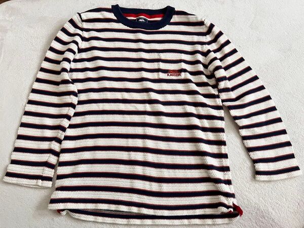 クリフメイヤー ボーダー 白 ホワイト 紺 カットソー 長袖Tシャツ キッズ
