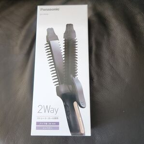 Panasonic 2Way ヘアアイロン EH-HV42 ブラック 未使用