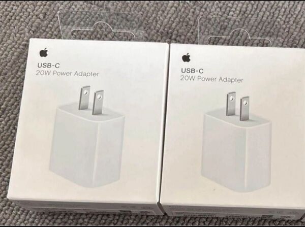 Apple 20W USB-C電源アダプタ 2個セット 新品未開封