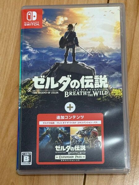 美品 ゼルダの伝説 ブレス オブ ワイルド エキスパンション パス ソフト パッケージ Switch ブレワイ スイッチ