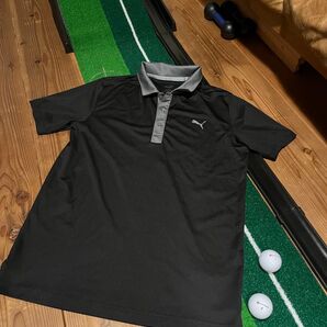 PUMA ゴルフ ポロシャツ メンズ ブラック