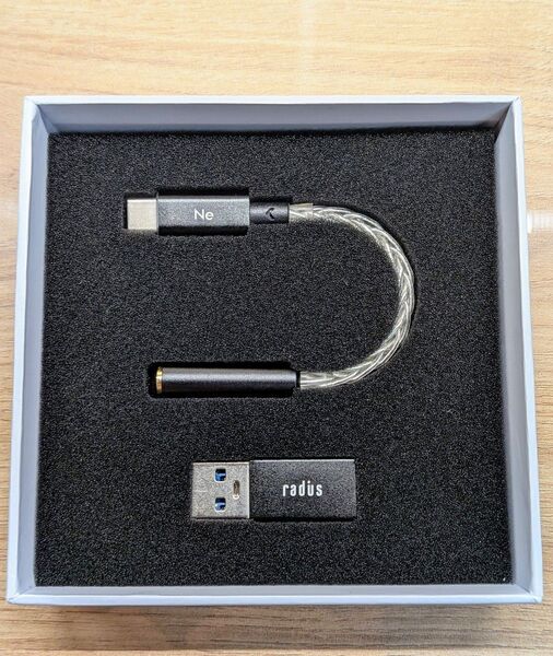 美品 ラディウス RK-DA60C ポータブルヘッドホンアンプ ハイレゾ対応