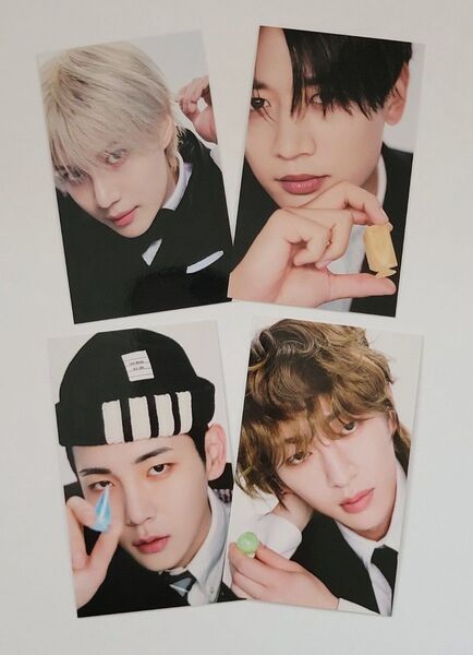 《SHINee HARD》ONEW KEY MINHO TAEMINユニバ特典トレカ メンバー4種セット