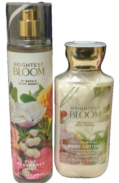 【新品・セット販売】BATH & BODY WORKS - BRIGHTEST BLOOMボディローション & フレグランスミスト