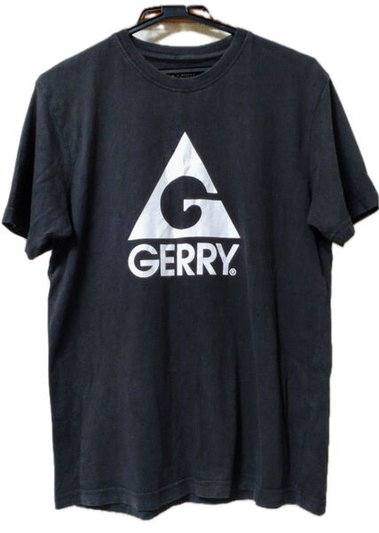 【GERRY】ロゴTシャツ ブラック Lサイズ