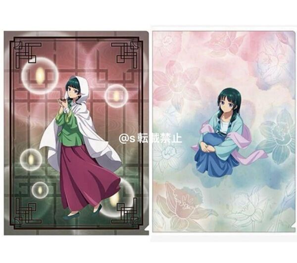 薬屋のひとりごと 雨宿り 百物語 猫猫 クリアファイル 2点セット