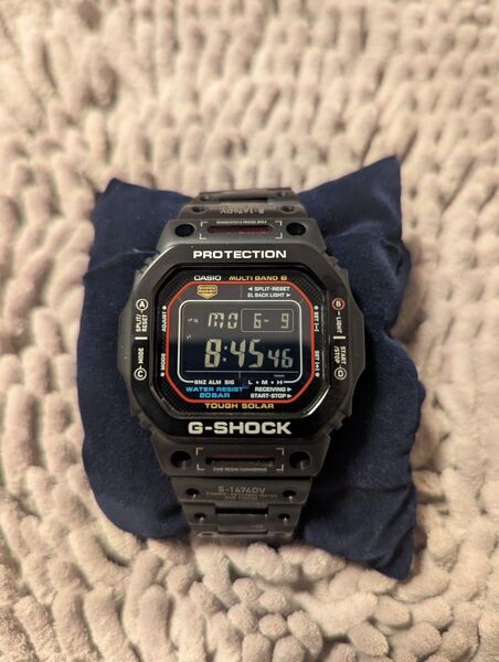 G-SHOCK GMW-B5000TVA-1JR風 MOD カスタム カシオ ブラック CASIO