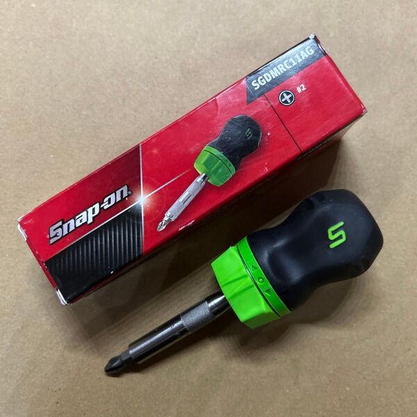 スナップオン Snap-on SGDMRC11AG スタビーラチェットドライバー グリーン
