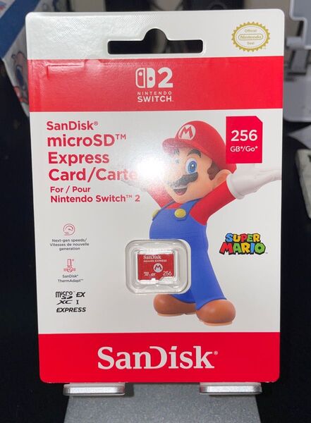 新品 microSD express Card Nintendo Switch2 256GB SanDisk