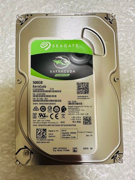 Seagate 500GB HDD ST500DM009 内蔵ハードディスク