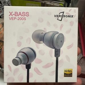 VERISONIX X-BASS VEP-200S Hi-Res AUDIO対応イヤホン【新品】