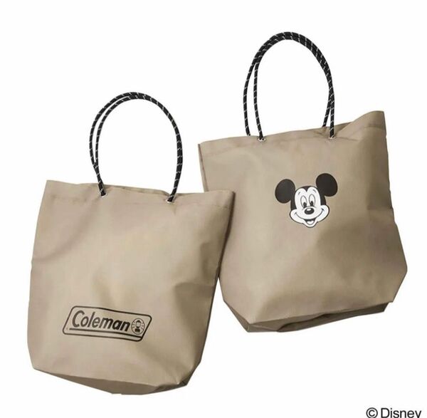 オトナミューズ 付録 Coleman ディズニー両A面トートバッグ