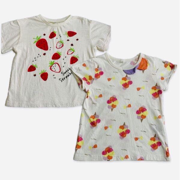 半袖Tシャツ トップス 2枚 110cm