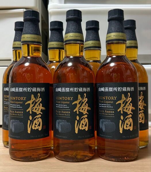 本日限定値下げ 7本セット サントリー 梅酒 山崎蒸溜所貯蔵梅酒 山崎蒸留所貯蔵樽仕込梅酒 リッチアンバー ウイスキーブレンド