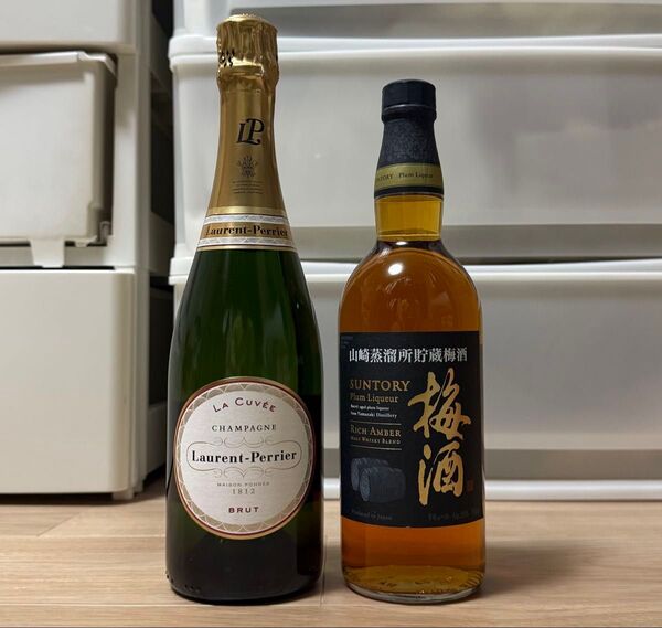 サントリー SUNTRRY LP ローラン・ペリエ ラ キュベ 750ml 梅酒 山崎蒸留所貯蔵樽仕込梅酒 リッチアンバー