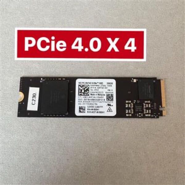使用時間473h SSD NVME WD SN740 256gb 256g 2280 PCIe 4.0 X 4