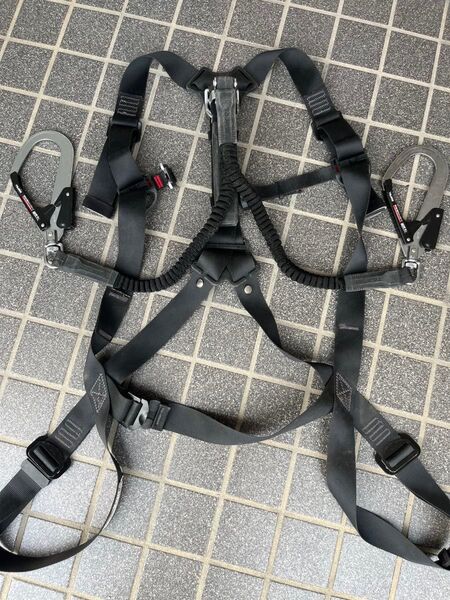新規格対応 タジマ フルハーネス安全帯 Mサイズ ダブルランヤード付き