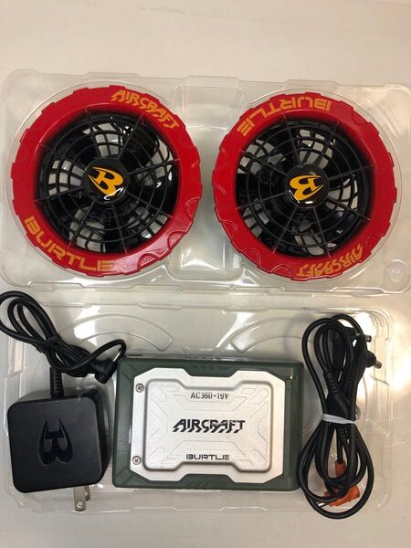 19V 空調服 バートル エアークラフト ブラック ファンユニット AC370