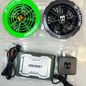 限定色 19V 空調服 バートル エアークラフト BURTLE バッテリー ファンセット